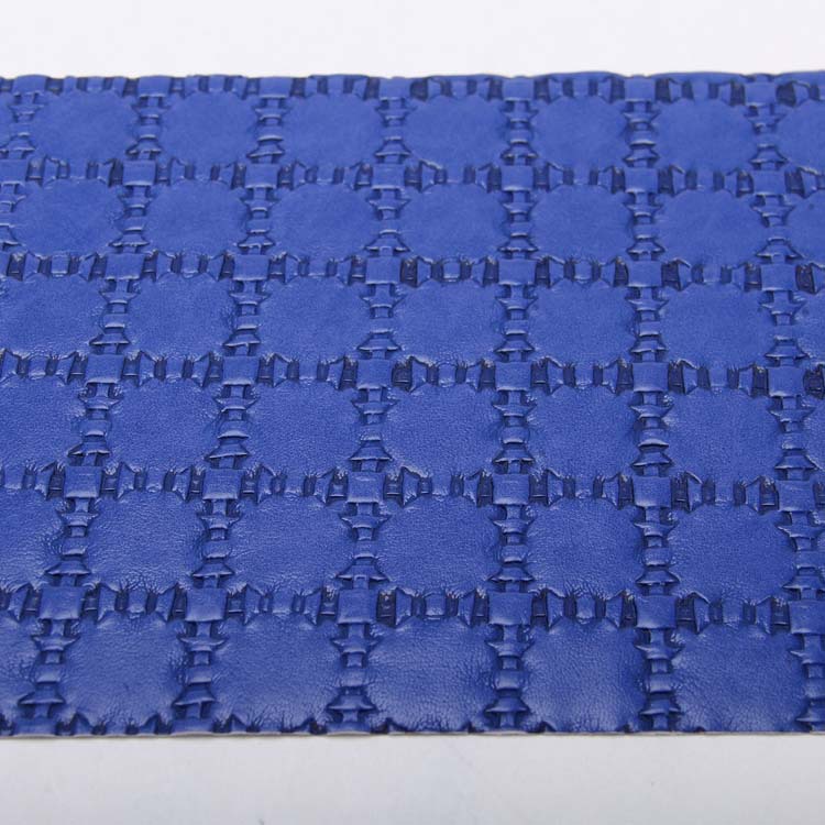 1.1mm woven pattern pu artificial leather for making tote bag