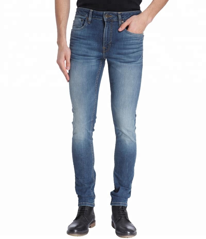 New arrival skin fit 2018 wear denim jean casual wear denim jeans