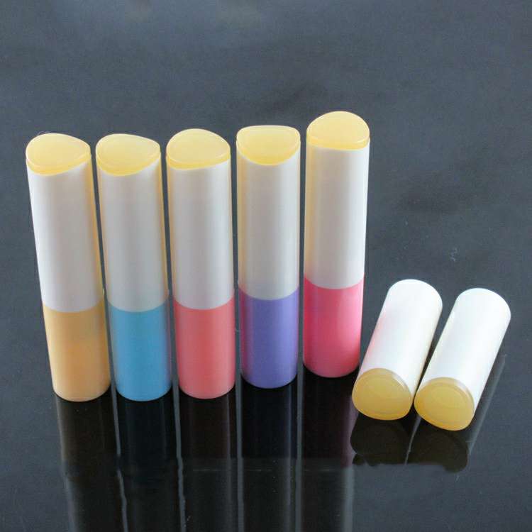 4g Colorful Direct filling of lipstick tube empty plastic lipstick tube DIY cosmetics bottles Lip gloss tube