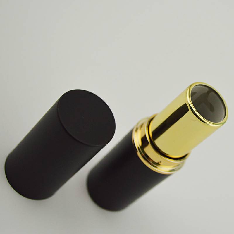 Custom Matte Black Lipstick Casing Packaging Lipstick Tube Luxury Empty Lip Stick Package