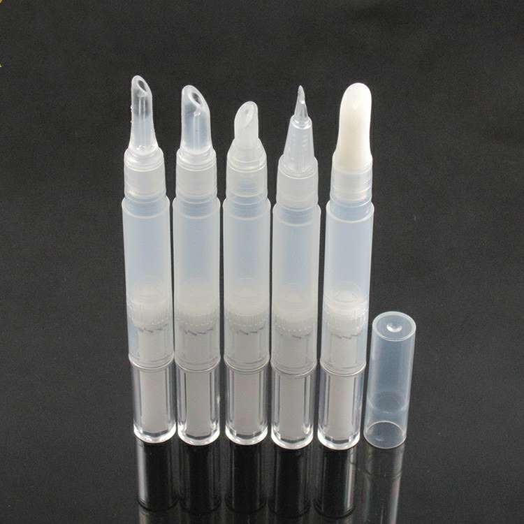 3ml empty Transparent makeup DIY plastic tube Press type Luxury Olive oil pen Acne essential oil bottle lip gloss tube
