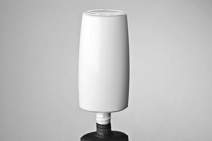 50ml White Luxury sunscreen lotion bottle empty Skin care cream plastic soft tube