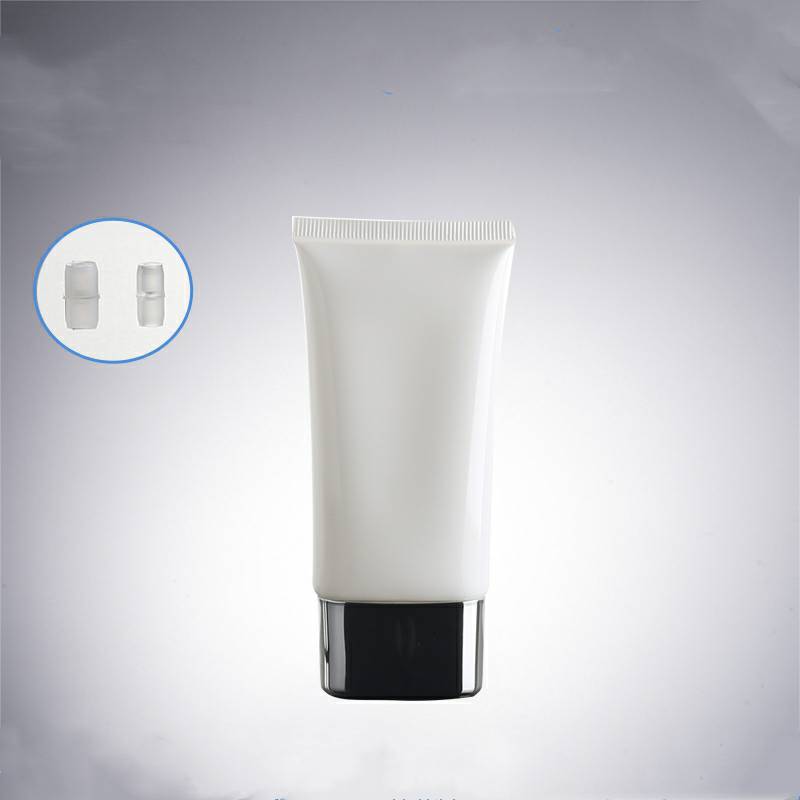 50ml 100ml Bright white Luxury emulsion facial cleanser squeeze bottle Plastic Soft Tube Hand cream bottles