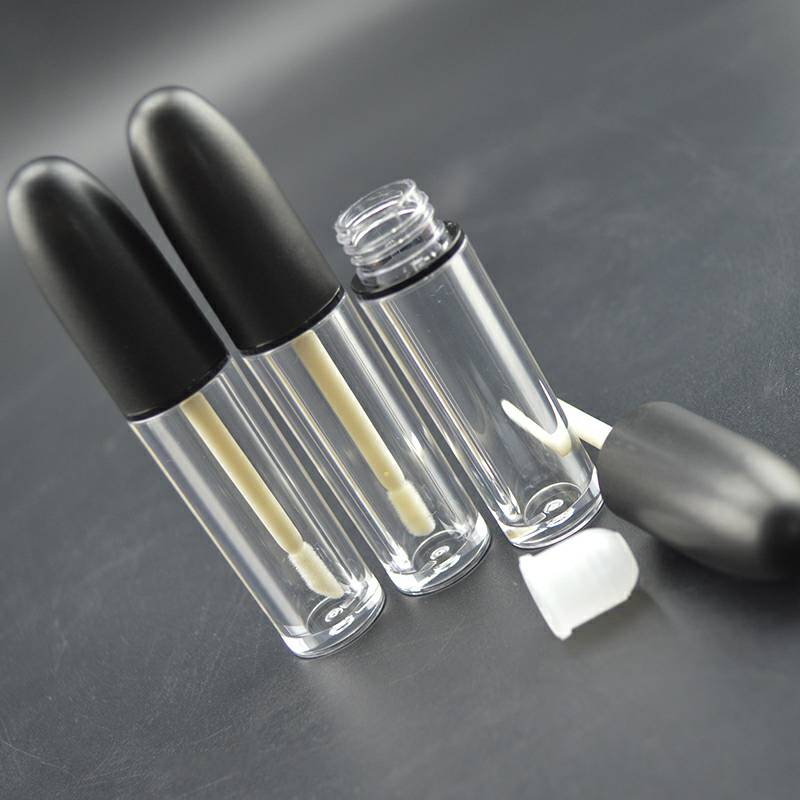 Plastic UV Coating Surface Lip gloss Tubes Packaging 5G Bullet Shape